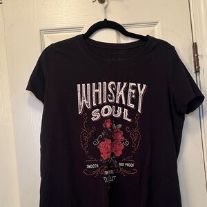 Torrid Black Whiskey Soul Tee
